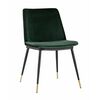 Стул Мелисса велюр зеленый | Интернет магазин мебели и декора LifeDekor