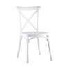 Стул Кроссбэк пластиковый белый | Интернет магазин мебели и декора LifeDekor