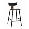 Стул полубарный ANT черный | Интернет магазин мебели и декора LifeDekor