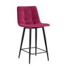 Стул полубарный Джанго велюр винный высота сиденья 60 см | Интернет магазин мебели и декора LifeDekor