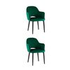Стул Венера диамант NEW, велюр изумрудный NP (набор 2шт) | Интернет магазин мебели и декора LifeDekor