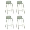 Стул полубарный Mist, серо-зеленый 4 шт | Интернет магазин мебели и декора LifeDekor
