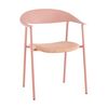 Стул Eila с подушкой пластик розовый | Интернет магазин мебели и декора LifeDekor