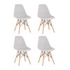 Стул Eames Style DSW светло-серый x4 (разборный каркас) | Интернет магазин мебели и декора LifeDekor