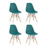 Стул Eames Style DSW темно-бирюзовый x4 (разборный каркас) | Интернет магазин мебели и декора LifeDekor