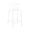 Стул полубарный Campo пластик белый | Интернет магазин мебели и декора LifeDekor