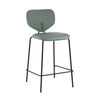 Стул полубарный Masey зеленый со светло-зеленой экокожей | Интернет магазин мебели и декора LifeDekor