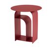 Журнальный столик Arwel металл бордовый | Интернет магазин мебели и декора LifeDekor