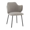 Стул Джиннет велюр светло-серый | Интернет магазин мебели и декора LifeDekor