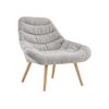 Кресло Олби Страйпс светло-серый | Интернет магазин мебели и декора LifeDekor