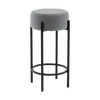 Стул барный Беккет букле светло-серый | Интернет магазин мебели и декора LifeDekor