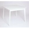 Стол Рэй-0090 (белая эмаль / белая эмаль) Квадратный | Интернет магазин мебели и декора LifeDekor