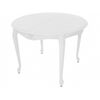 Стол «Кабриоль» круг (D 105), эмаль белая | Интернет магазин мебели и декора LifeDekor