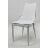 Стул CLARA 40.11 (TR505 white with sand cordonet, экокожа) | Интернет магазин мебели и декора LifeDekor