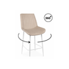 Барный стул Седа 360 бежевый (zd 210) / белый np | Интернет магазин мебели и декора LifeDekor