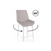 Барный стул Седа 360 латте (zd 290) / белый np | Интернет магазин мебели и декора LifeDekor