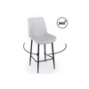Барный стул Седа 360 светло-серый (zd 960) / черный np | Интернет магазин мебели и декора LifeDekor