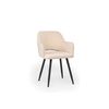 Стул на металлокаркасе Эолин бежевый (glory 03) / черный | Интернет магазин мебели и декора LifeDekor
