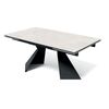 Стол ОРИГАМИ  240 AURA IVORY, керамика / Черный каркас М-City | Интернет магазин мебели и декора LifeDekor