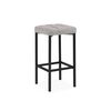 Барный стул Лофт серый (катания сильвер) / черный | Интернет магазин мебели и декора LifeDekor