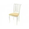 Стул «Кабриоль» с жесткой спинкой, Андрис вензель 160 беж, эмаль белая | Интернет магазин мебели и декора LifeDekor