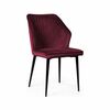 Стул Berg, бархат винно-красный 16 new | Интернет магазин мебели и декора LifeDekor