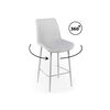 Барный стул Седа 360 светло-серый (zd 960) / серый np | Интернет магазин мебели и декора LifeDekor