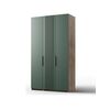 Шкаф «Герта» 3д КМК 0979.4, дуб канзас/зеленый матовый | Интернет магазин мебели и декора LifeDekor