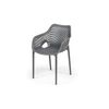"Беллини" стул пластиковый, цвет темно-серый | Интернет магазин мебели и декора LifeDekor