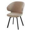 Стул ХИЛТОН 360 град., цвет B03 Бежевый, велюр / латте каркас М-City | Интернет магазин мебели и декора LifeDekor
