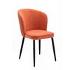 Стул DikLine 347 P09/L05 терракотовый, ножки черные | Интернет магазин мебели и декора LifeDekor