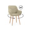 Стул деревянный Флюид 360 бежевый (zd 210) / светлое дерево | Интернет магазин мебели и декора LifeDekor