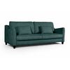 Стокгольм диван-кровать прямой велюр зеленый | Интернет магазин мебели и декора LifeDekor