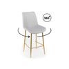 Барный стул Седа 360 светло-серый (zd 960) / золотой np | Интернет магазин мебели и декора LifeDekor