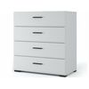 Комод «Йорк» 4ящ, Белый/белый глянец | Интернет магазин мебели и декора LifeDekor