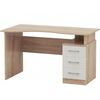 Стол «Гарвард» эргономик 130 3ящ ЛВ, Дуб сонома/Белый | Интернет магазин мебели и декора LifeDekor
