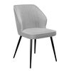 Стул DikLine 222 B22 GREY, ножки черные | Интернет магазин мебели и декора LifeDekor