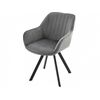 Стул «Roan», Монолит Grey, опоры черные | Интернет магазин мебели и декора LifeDekor