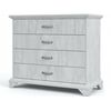 Комод «Лорена» 4ящ, Бетон Паин белый | Интернет магазин мебели и декора LifeDekor