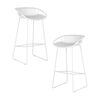 Набор 2 шт Стул барный DOBRIN FRANK, белый, Вариант: белый | Интернет магазин мебели и декора LifeDekor
