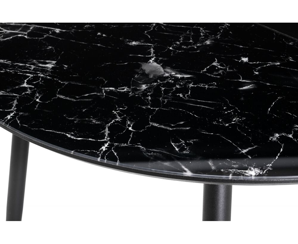 кухонный стол черный мрамор