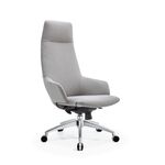 Кресло руководителя TopChairs Bow в ткани серый | Интернет магазин мебели и декора LifeDekor