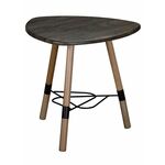 Стол журнальный Лючия 2104 черный/бук/дуб маррон | Интернет магазин мебели и декора LifeDekor