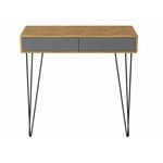 Стол-консоль Телфорд дуб американский/графит | Интернет магазин мебели и декора LifeDekor