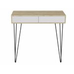 Стол-консоль Телфорд дуб сонома/белый | Интернет магазин мебели и декора LifeDekor