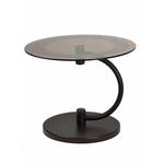 Стол журнальный Дуэт 13Н черный/венге/тонированное | Интернет магазин мебели и декора LifeDekor