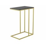 Стол придиванный Агами Голд черный мрамор/золото | Интернет магазин мебели и декора LifeDekor