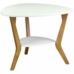 Стол журнальный BeautyStyle 15 белый/бук | Интернет магазин мебели и декора LifeDekor