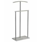 Вешалка костюмная Дэви 1 металлик/дуб дымчатый | Интернет магазин мебели и декора LifeDekor