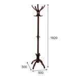 Вешалка напольная В 12Н махагон | Интернет магазин мебели и декора LifeDekor